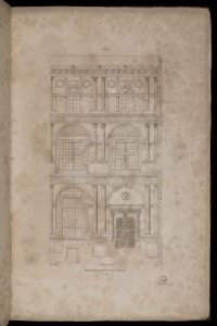 Voyages pittoresques et romantiques dans l'ancienne France. Languedoc. Volume 1. Pl. 19. 3. Élévation d'une partie de l'Hôtel d'Assezat. (Toulouse). - FRAC31555 38Fi10 29