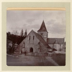 Voyages d'une famille parisienne Avril 1897 - Église Saint-Michel de Saint-Wandrille - p6-04