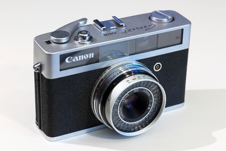 Film camera lens photo