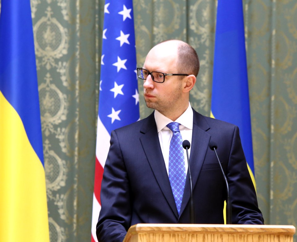 VP Biden and PM Yatsenyuk, Joint Statement, Kyiv, Ukriane, April 22, 2014 (13977920192)