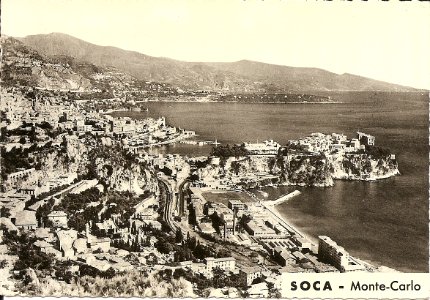 Vue de Monaco vers 1950