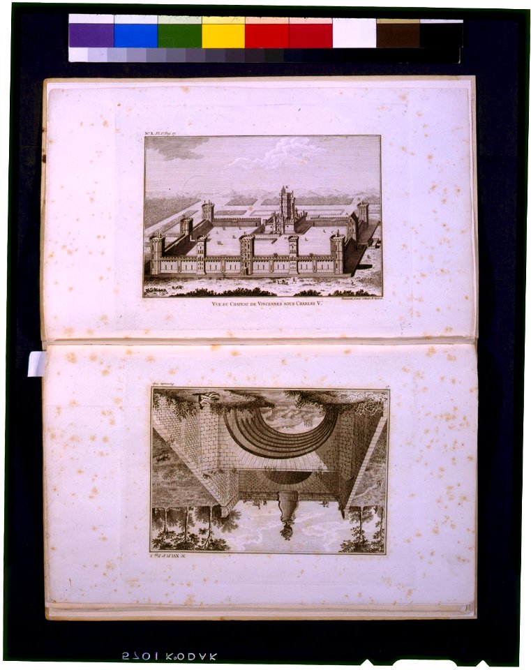 Vue du Chateau de Vincennes sous Charles V - Ransonette, graveur ordinaire de Monfieur. LCCN2006679522