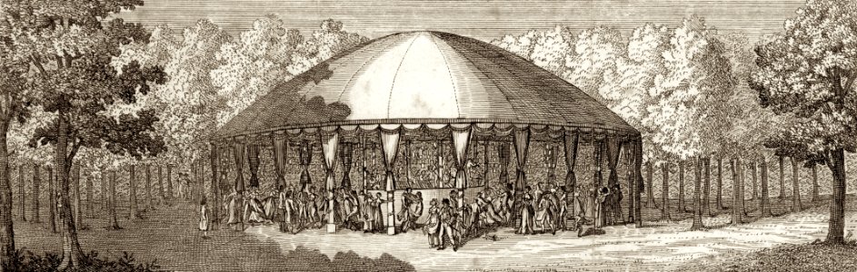 Vue de la salle de Walse construite au carré de la laiterie