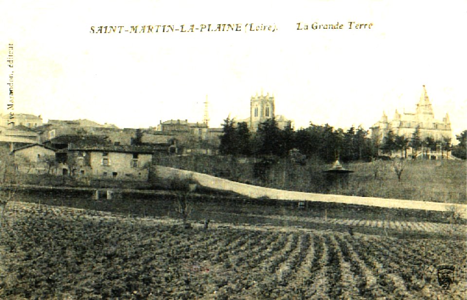 Vue générale et parc du plantier 1904