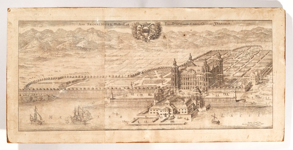 Vy från sjön över Skoklosters slott - Skoklosters slott - 97947