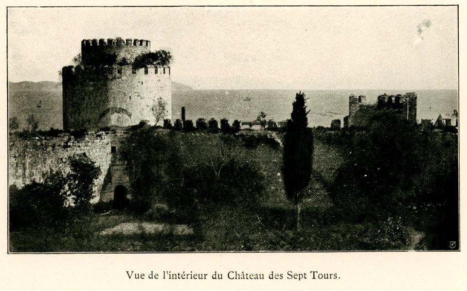 Vue de l'intérieur du Château des Sept Tours - Barth Hermann - 1913