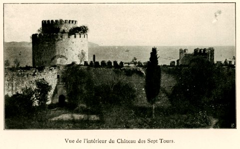 Vue de l'intérieur du Château des Sept Tours - Barth Hermann - 1913
