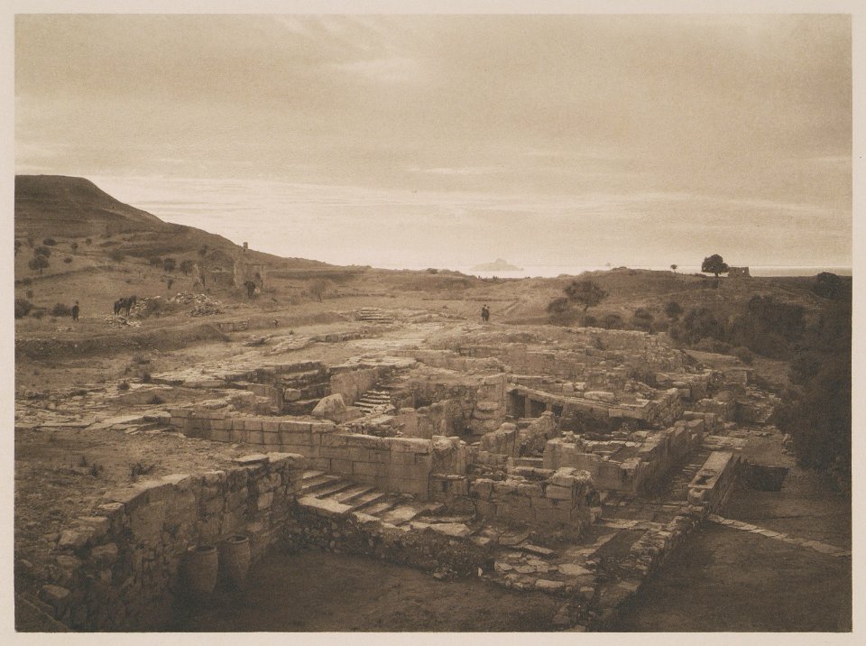 Vue générale des ruines du Palais d'Haghia Triada - Baud-bovy Daniel Boissonnas Frédéric - 1919