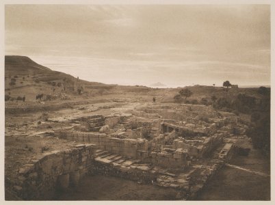 Vue générale des ruines du Palais d'Haghia Triada - Baud-bovy Daniel Boissonnas Frédéric - 1919