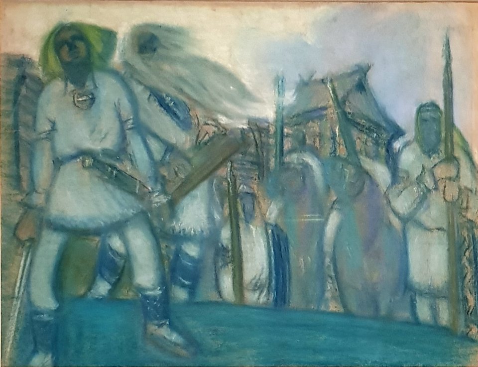 Välko Tuul - Kalevipoeg et les guerriers (1915-1917)