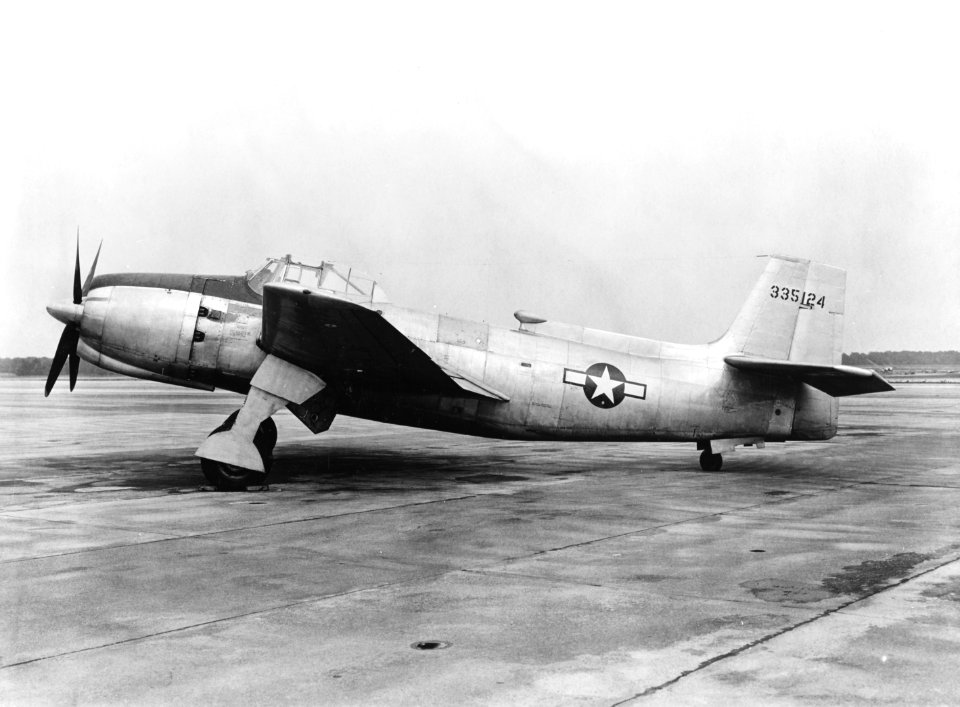 Vultee XA-41 at NAS Patuxent River in September 1944