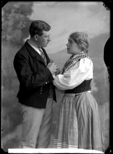 Värmlänningarna, Skådebanans friluftsteater 1912. Rollporträtt - SMV - SF001