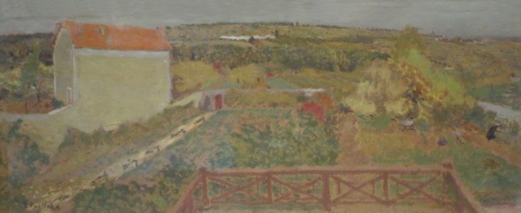 Paysage l'Etang-la-Ville by Édouard Vuillard, 1900