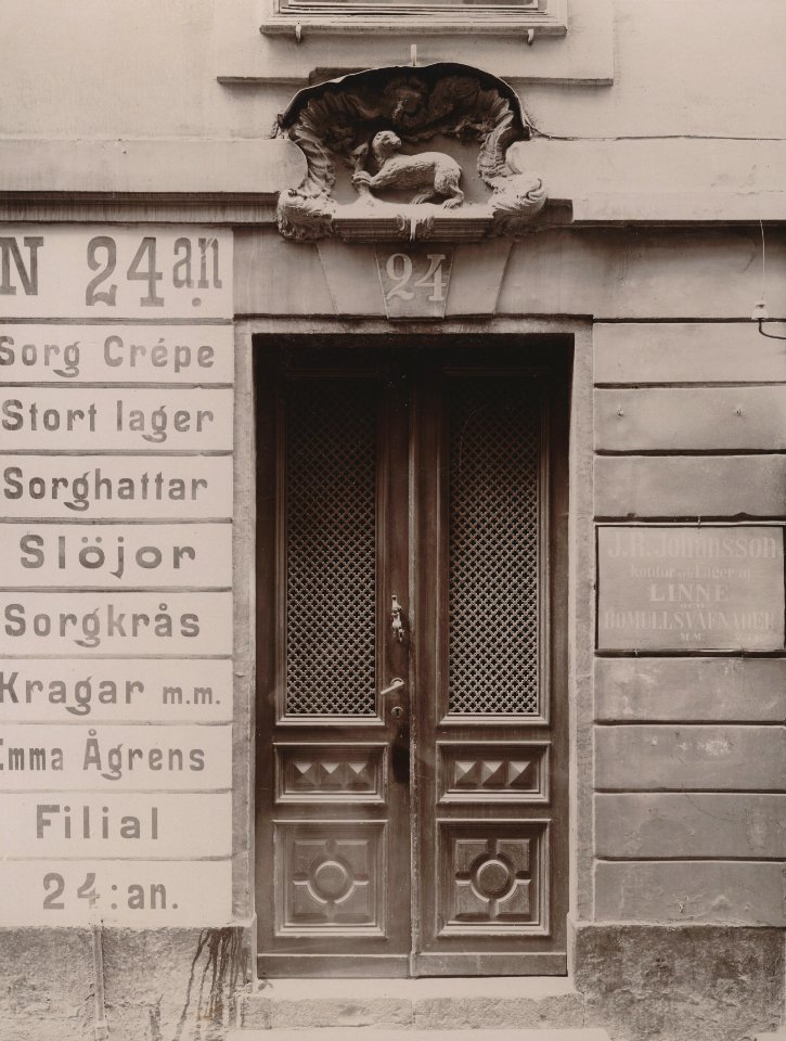 Västerlånggatan 24A, mars 1903