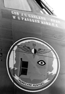 VW-4 Hurricane Hunters insignia on WC-121N in 1966