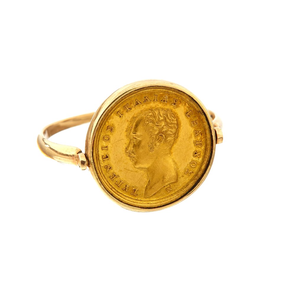 Vändbar guldring från 1805 - Livrustkammaren - 97913