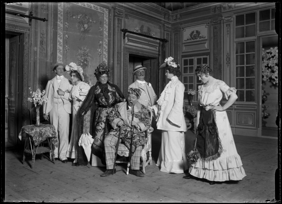 Vårluft, Vasateatern 1904. Föreställningsbild - SMV - V018
