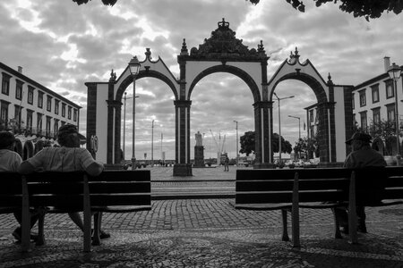 Heritage monument ponta delgada photo