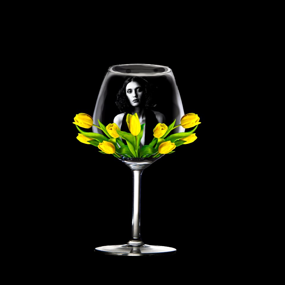 Nature tulips still life