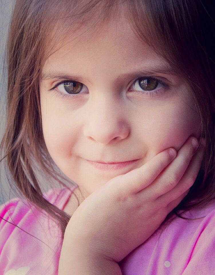 Child beautiful pretty