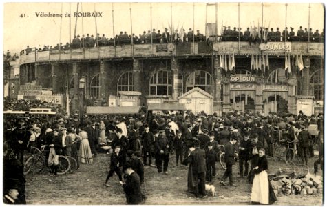 Vélodrome roubaisien en 1908