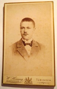 W. Boss v. Hischt seinem lieben Woche zur freundlichen Erinnerung an die schöne Tübinger Zeit, SS1894