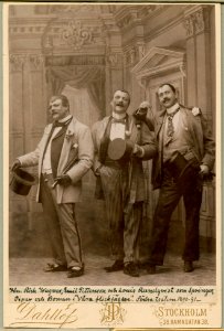 Våra flickjägare, Södra teatern 1890. Rollporträtt - SMV - H8 220