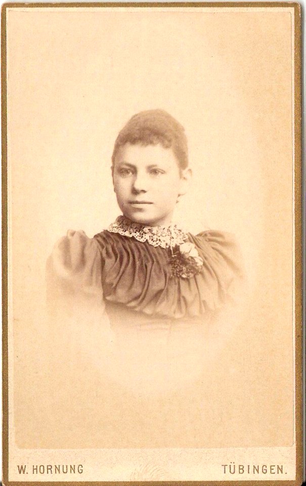 W Hornung - Damenporträt ca1880
