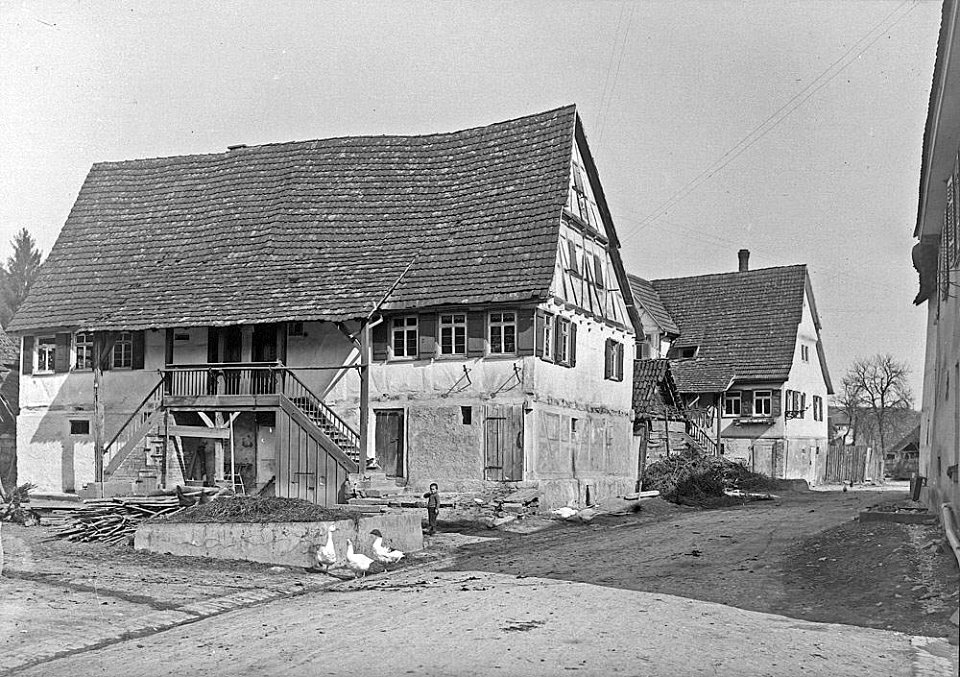 W Kleinfeldt - Betzingen. Untere Wasengasse (1927)