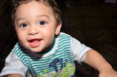 Joy child smile face