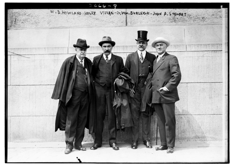 W.B. Howland, Henry Vivian, G. Wm. Burleigh, John A. Stewart LCCN2014692793
