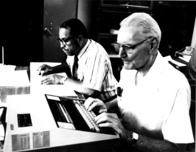 W. Person determining the epicenter of an earthquake