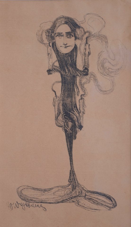 W. Wojtkiewicz, Zgaszony świecznik, 1904