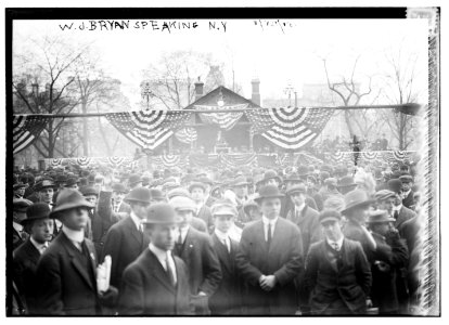 W.J. Bryan speaking N.Y. LCCN2014691297