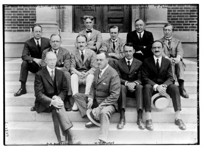 W.S. Culbertson, J.S. Reeves, Royal Meeker, Dew. C. Poole, H.H. Kerr, B.M. Bakhmetieff, W. Westermann, Wm. McDougall, L.S. Rowe, G.H. Blakeslee, and W.W. McLaren LCCN2014716482