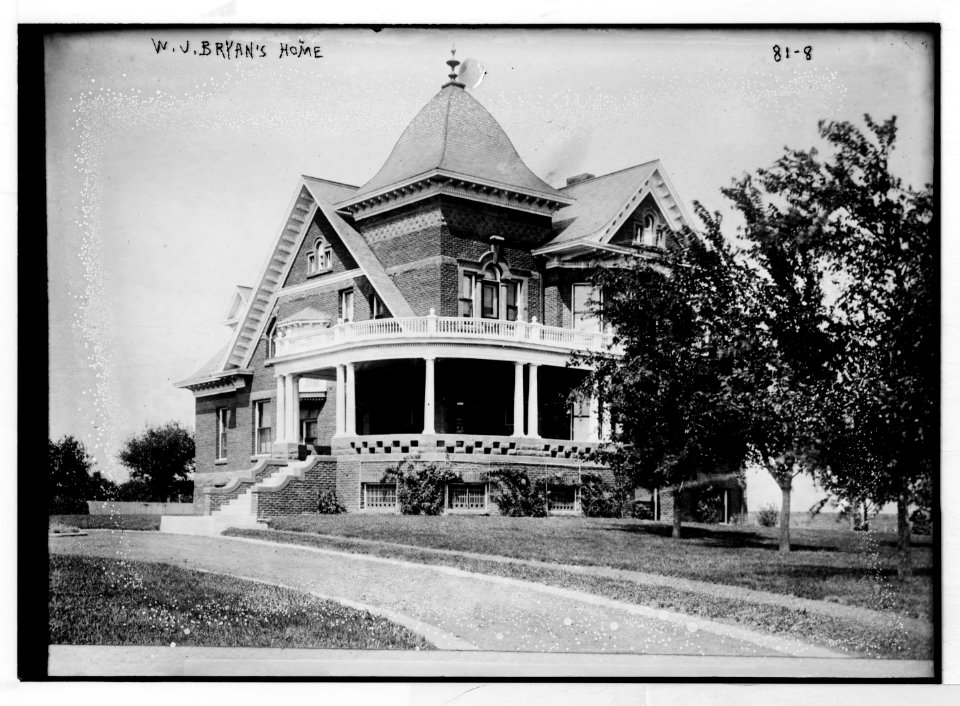 W.J. Bryan's home, exterior view LCCN2014680455