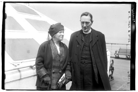 W.R. Inge with wife LCCN2014718143