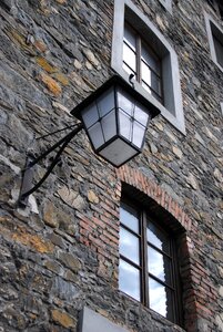 Stone wall architecture window