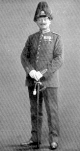 Wachtmeister der Großherzoglich Oldenburgischen Gendarmerie im Paradeanzug um 1917