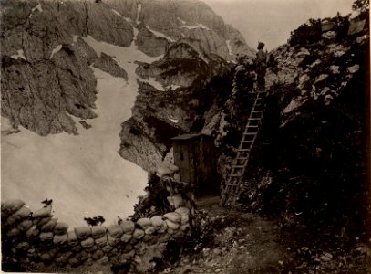 Wachposten am kleinen NABOIS, Kote 1725. Aufgen. am 26.VI.19163 (BildID 15476616)