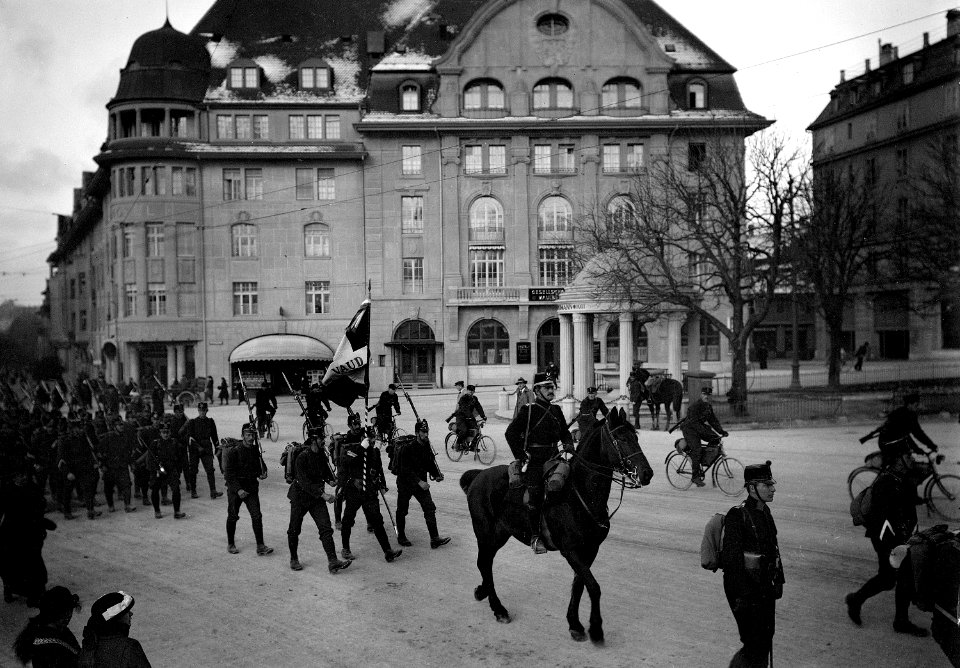 Waadtländer Füsiliereinheit Bern Hirschengraben - CH-BAR - 3237794
