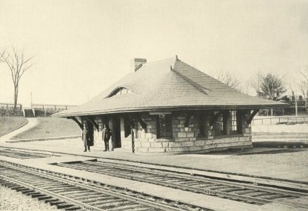 Waban station from Houghton collection photo