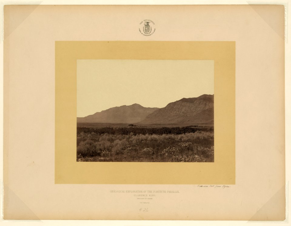 Wahsatch Mts from Ogden (Utah) - T. H. O'Sullivan, phot. LCCN2006677743