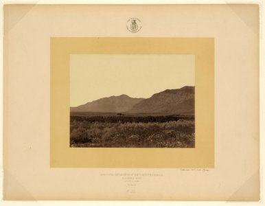 Wahsatch Mts from Ogden (Utah) - T. H. O'Sullivan, phot. LCCN2006677743