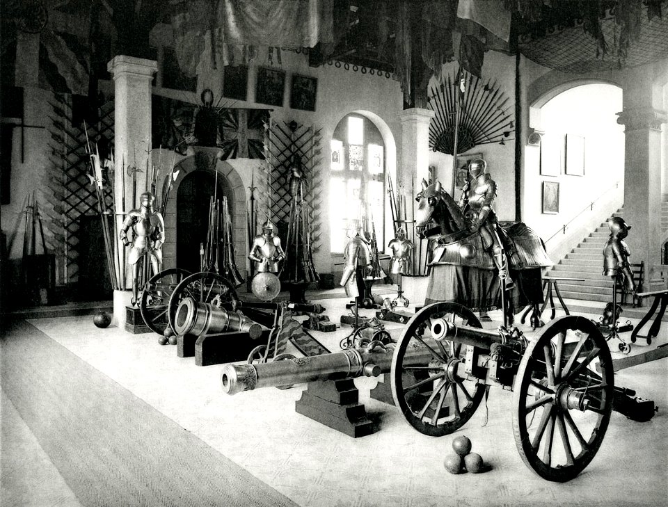 Waffenhalle des historischen Museums Bern