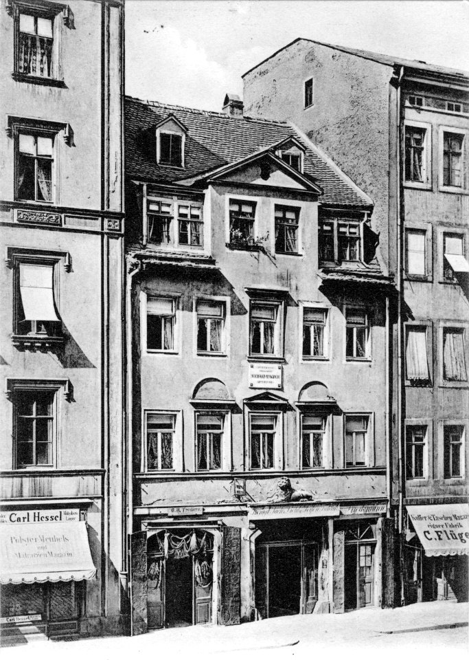 Wagnerhaus Leipzig Postkarte