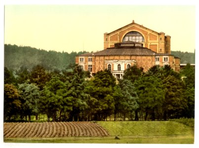 Wagner's theater (i.e. Festspielhaus), Bayreuth, Bavaria, Germany-LCCN2002696128 photo
