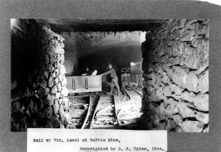 Wall at 7th level at Baltic Mine LCCN2003671153
