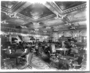 Waldorf-Astoria Hotel, New York - interiors- billiard room LCCN2007682412
