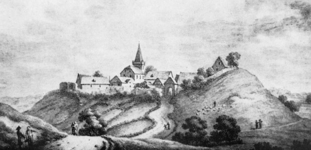Waldeck um 1800 mit Elsterberg